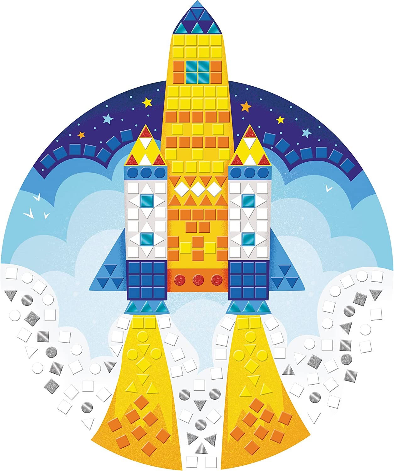 Juego creativo 5 cuadros de mosaicos - Janod J07855
