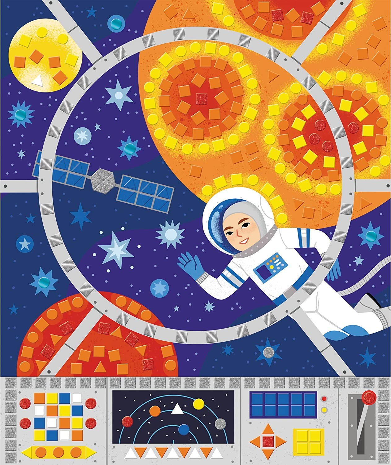Juego creativo 5 cuadros de mosaicos - Janod J07855