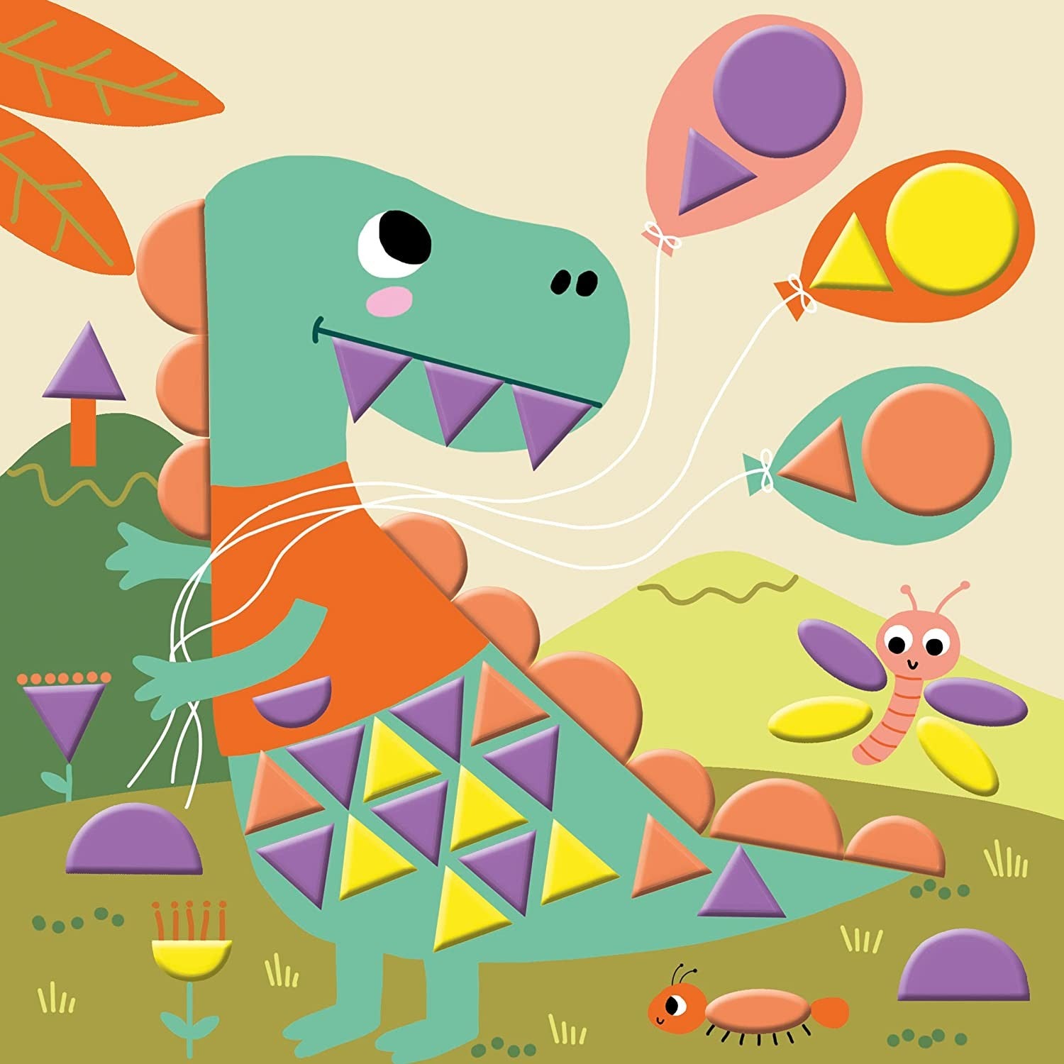 Juego creativo pegatinas geométricas - Janod J07740
