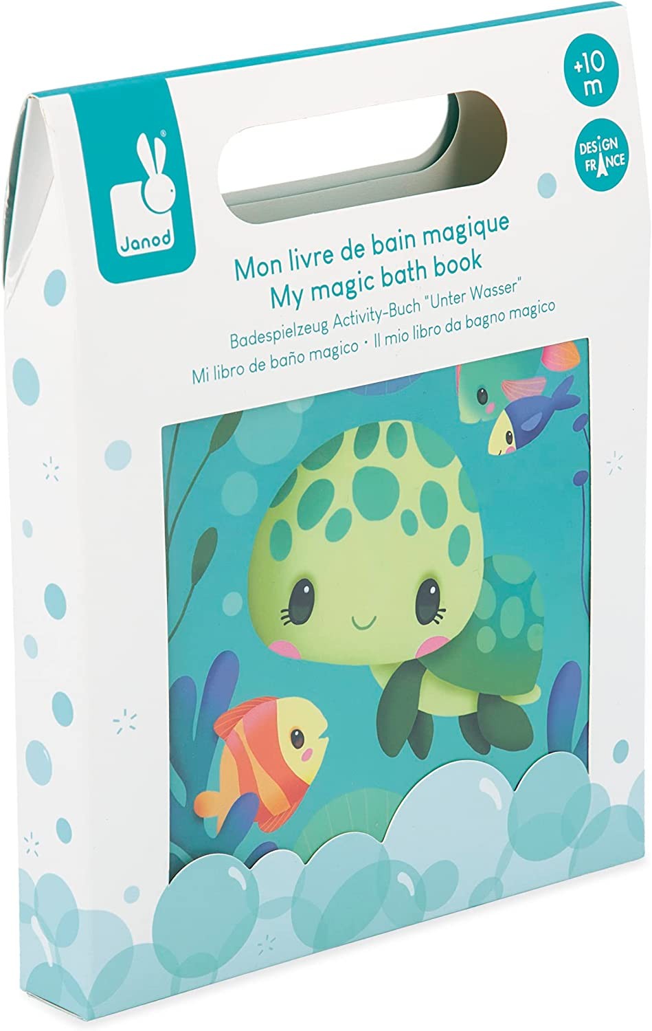 Libro de baño La vida mágica de las tortugas - J04721