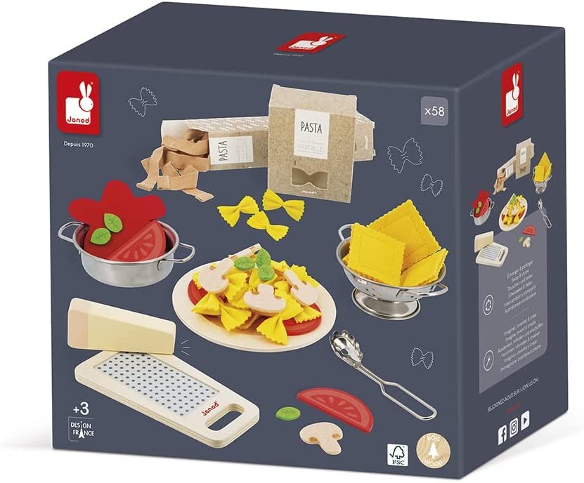 Pretend Play Kitchen Toy - Pasta Mix - Janod J06598