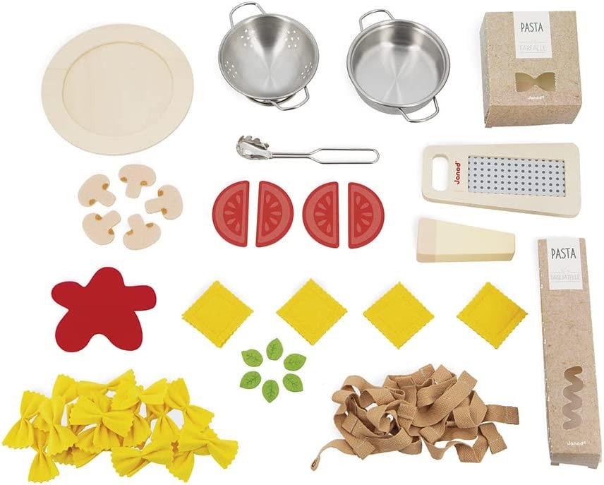 Pretend Play Kitchen Toy - Pasta Mix - Janod J06598