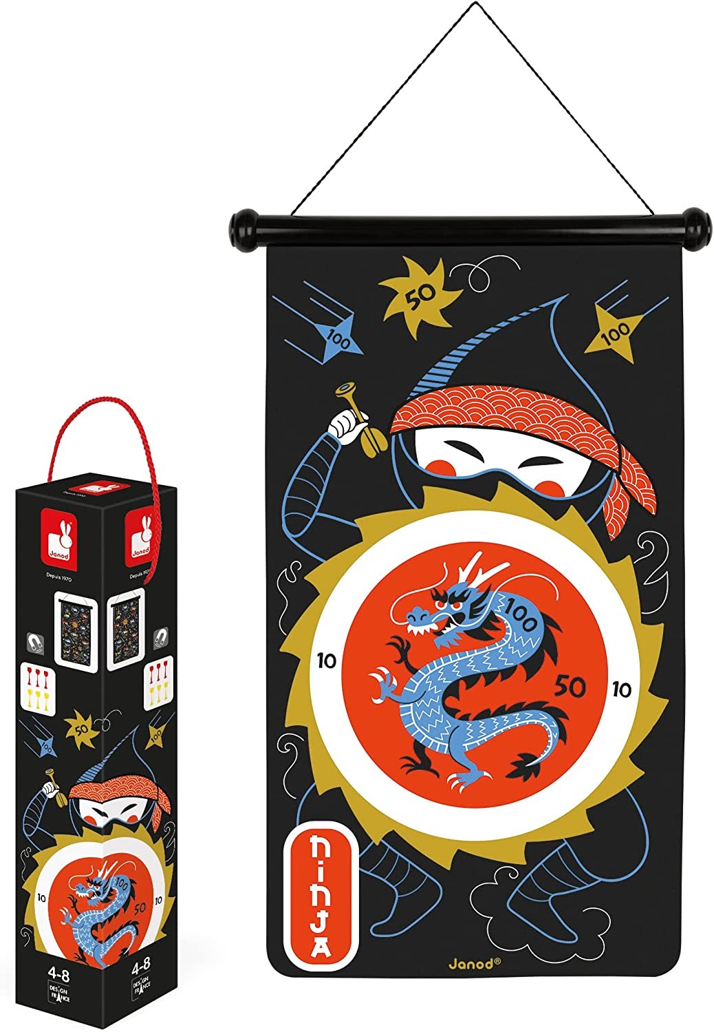 Juego de dardos magnéticos Ninja - Janod J02089