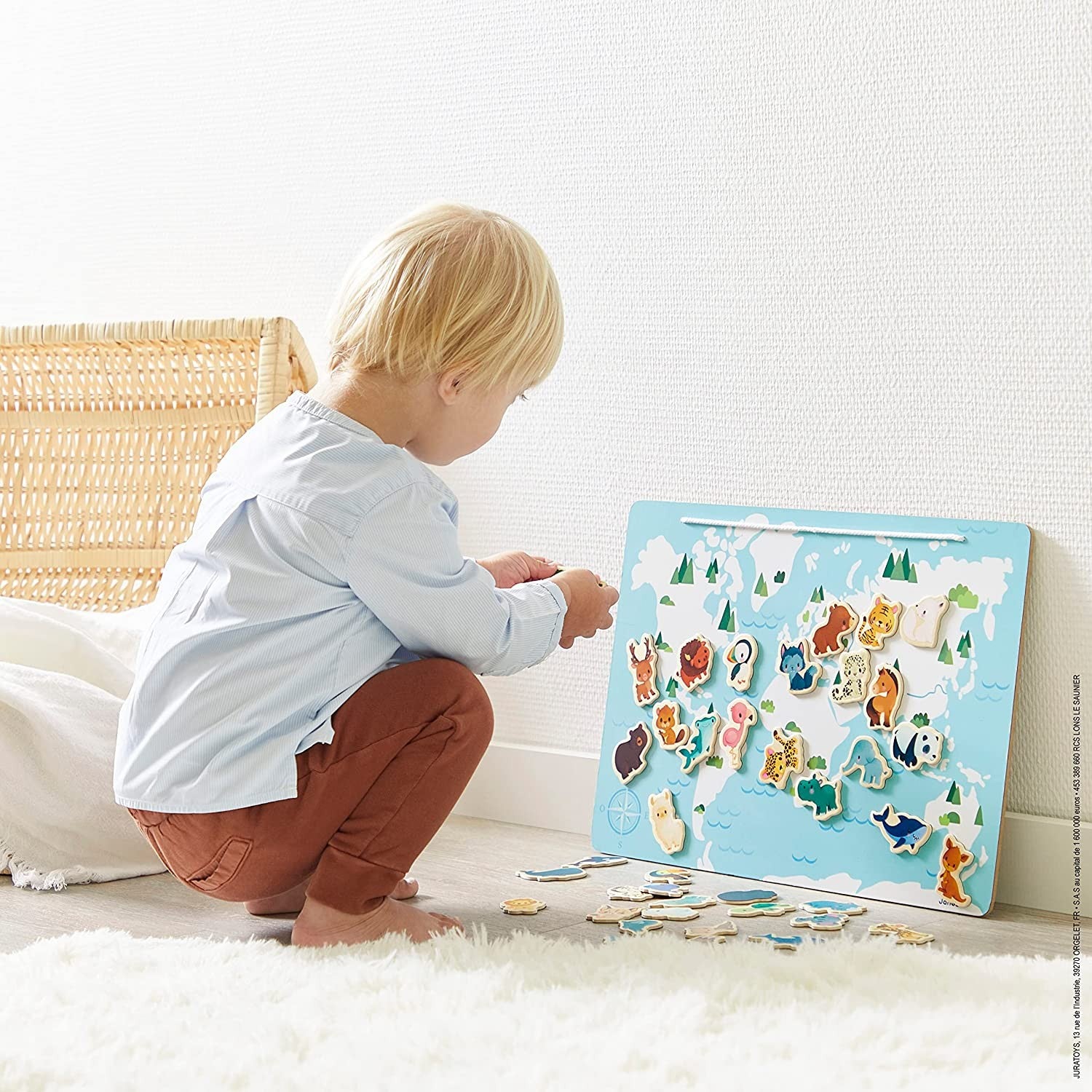 Puzzle magnético minikids - janod j05468