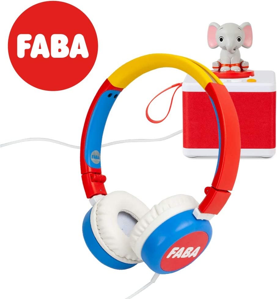 Auriculares on-ear para niñas y niños: cómodos y plegables con volumen limitado a 85db- faba hpw40001