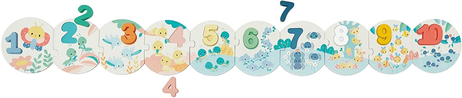 Puzle mis primeros números - pure - janod j08042