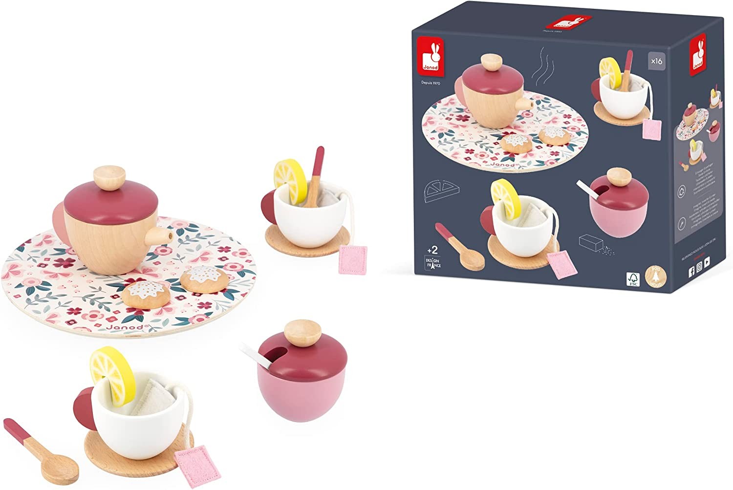Juego de Té Twist de madera - Janod J06631