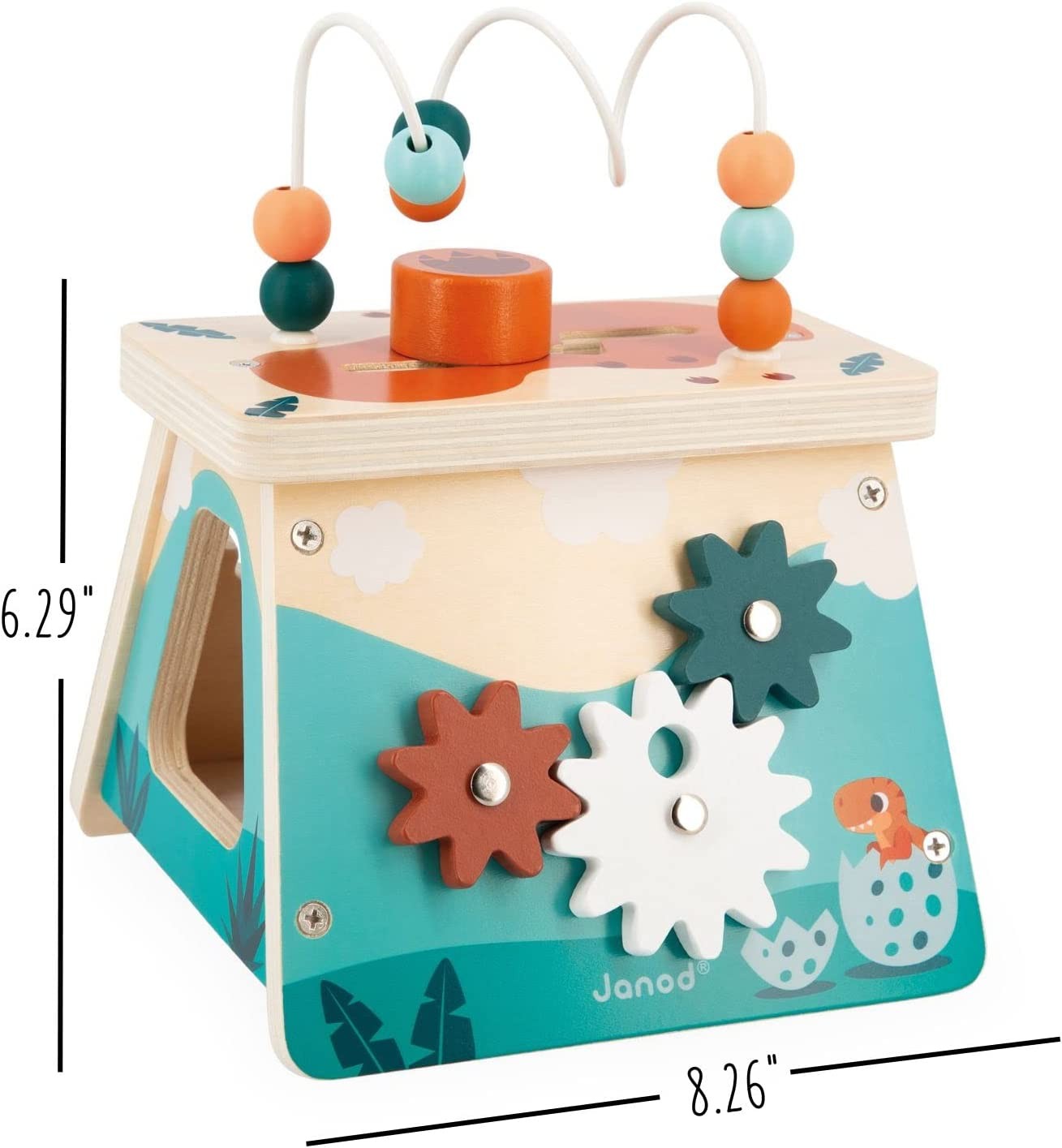 Juego multiactividades Volcán de madera Janod - J05827