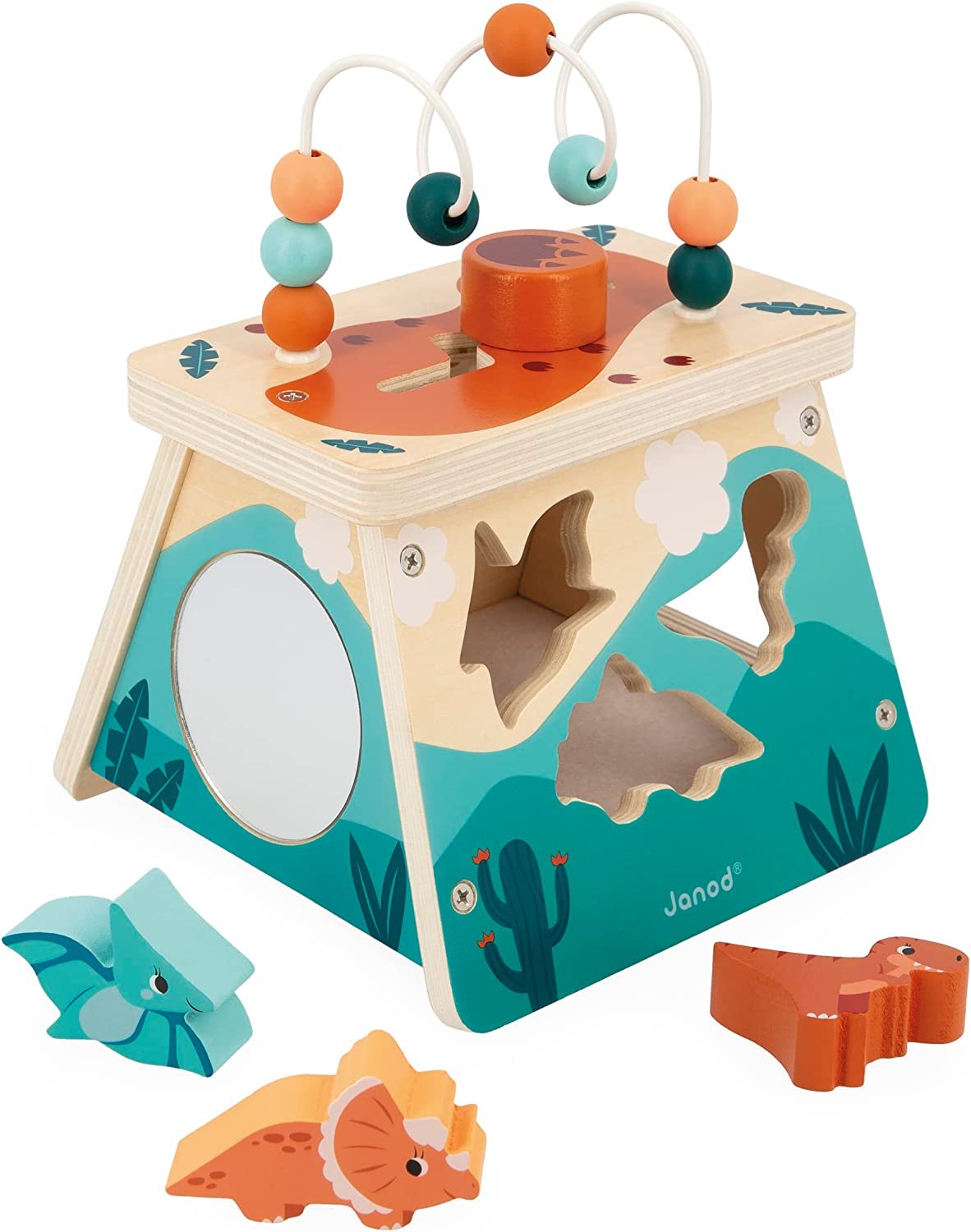 Juego multiactividades Volcán de madera Janod - J05827