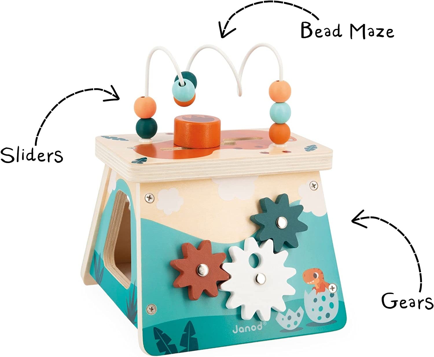 Juego multiactividades Volcán de madera Janod - J05827