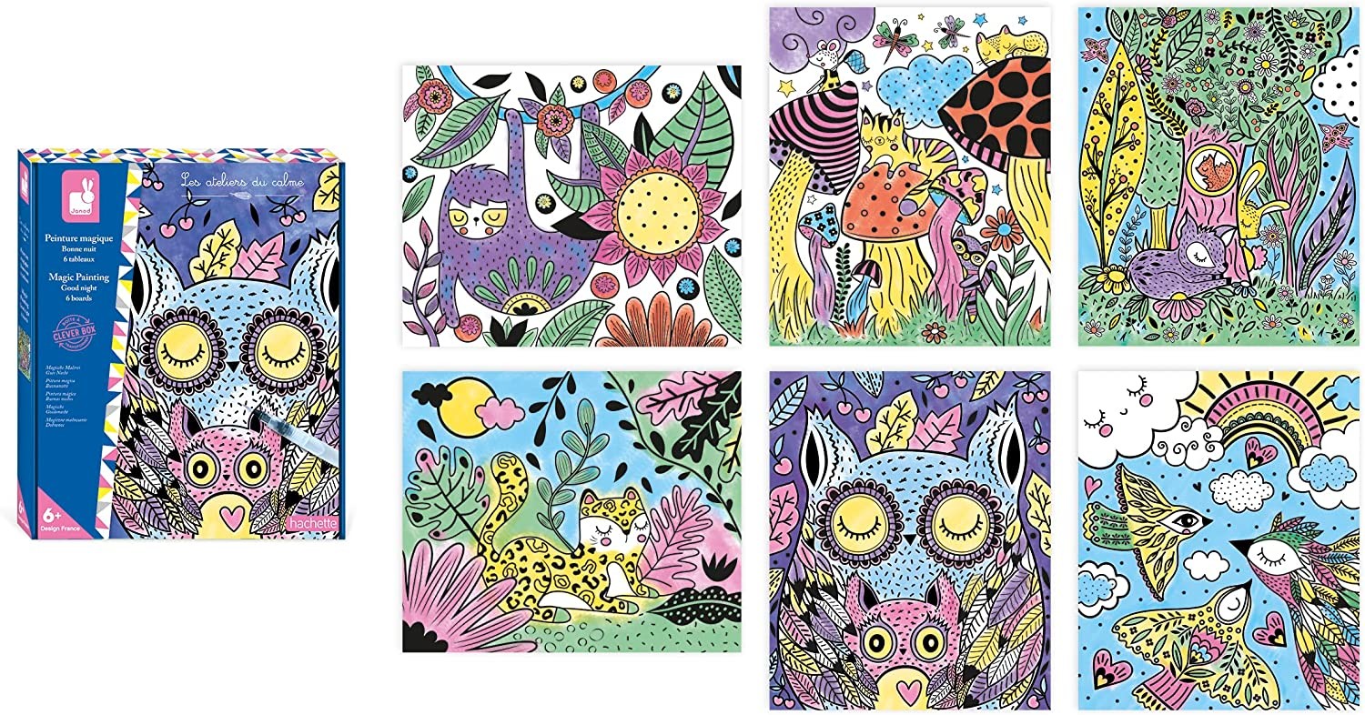 Kit creativo Pintura mágica Buenas noches - Janod J07875