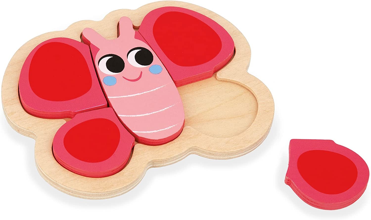 4 Wooden Garden Puzzles - Janod J07116