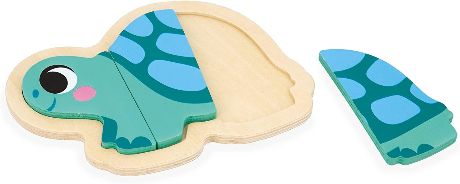 4 Wooden Garden Puzzles - Janod J07116