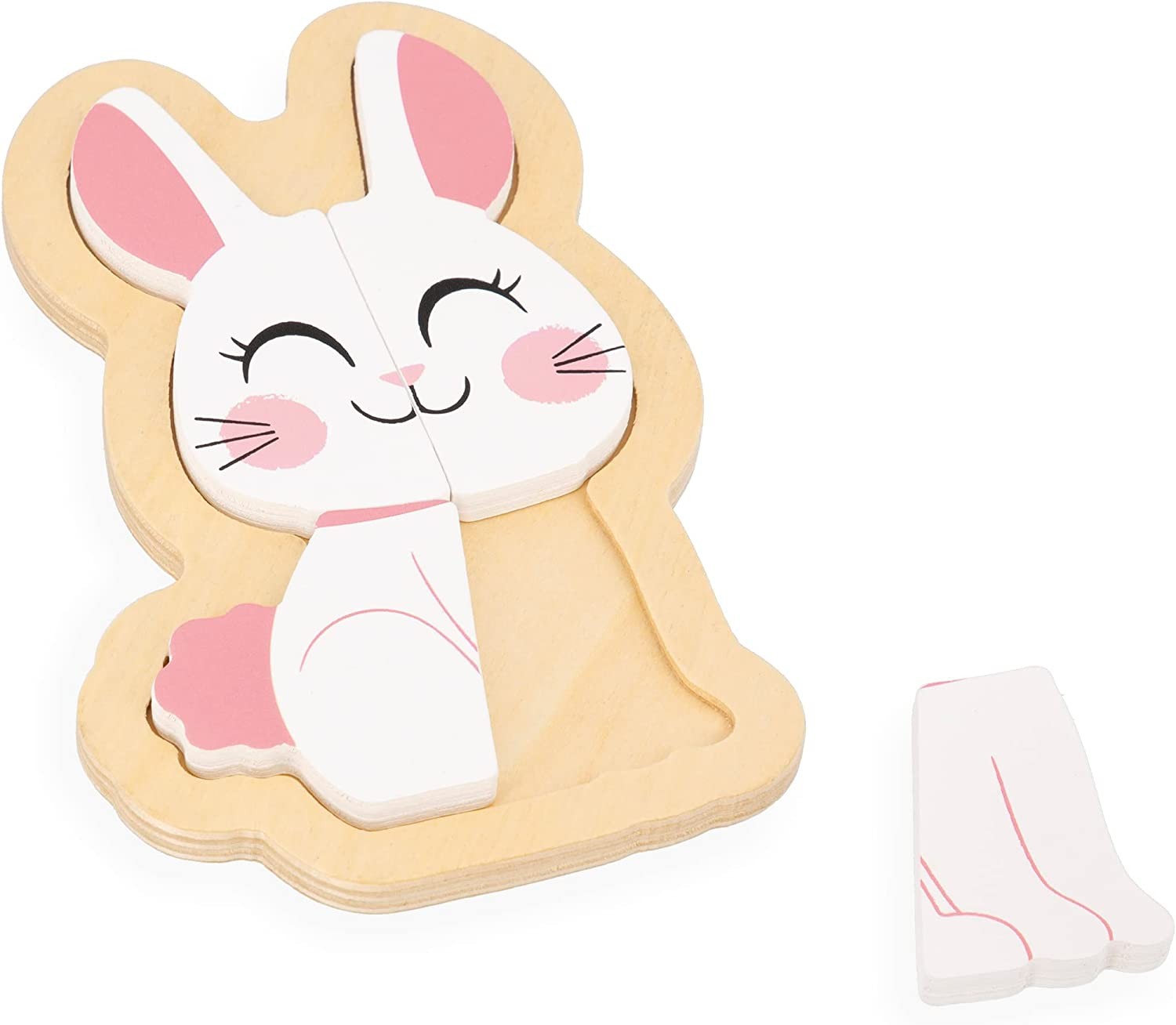 4 Wooden Garden Puzzles - Janod J07116