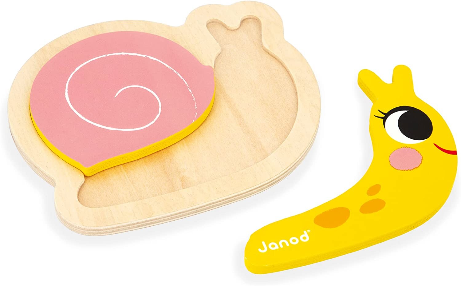 4 Wooden Garden Puzzles - Janod J07116