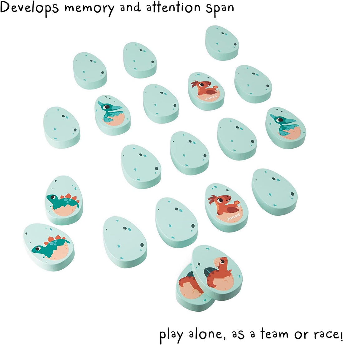 Juego de memoria Dino - Janod J05826