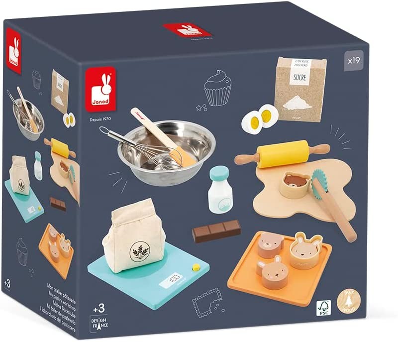 Juego de imitación Mi taller de pastelería - Janod J06618