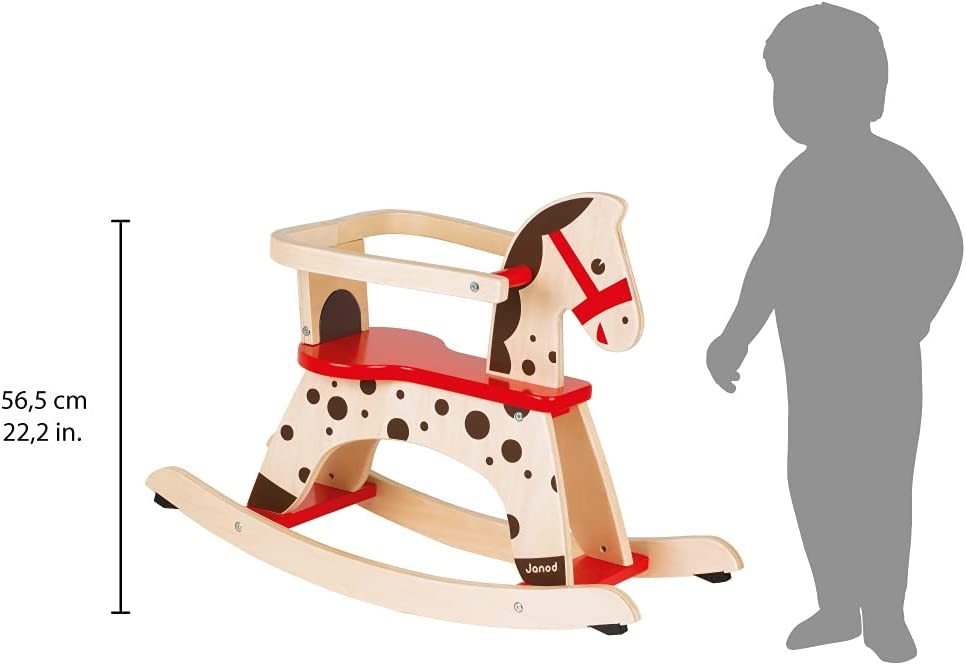 Balancín de madera Caballo Caramelo - J05984