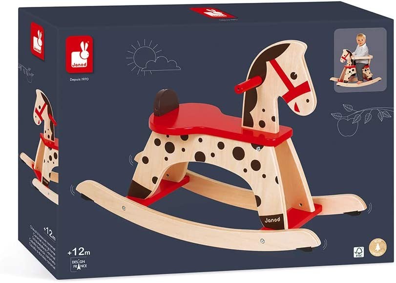 Balancín de madera Caballo Caramelo - J05984