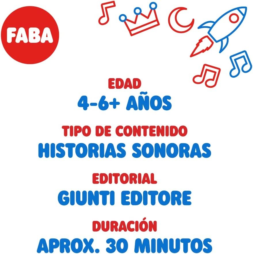 Personaje sonoro de faba te ayuda a aprender y divertirte con las historias de pinocho - faba faffe10004