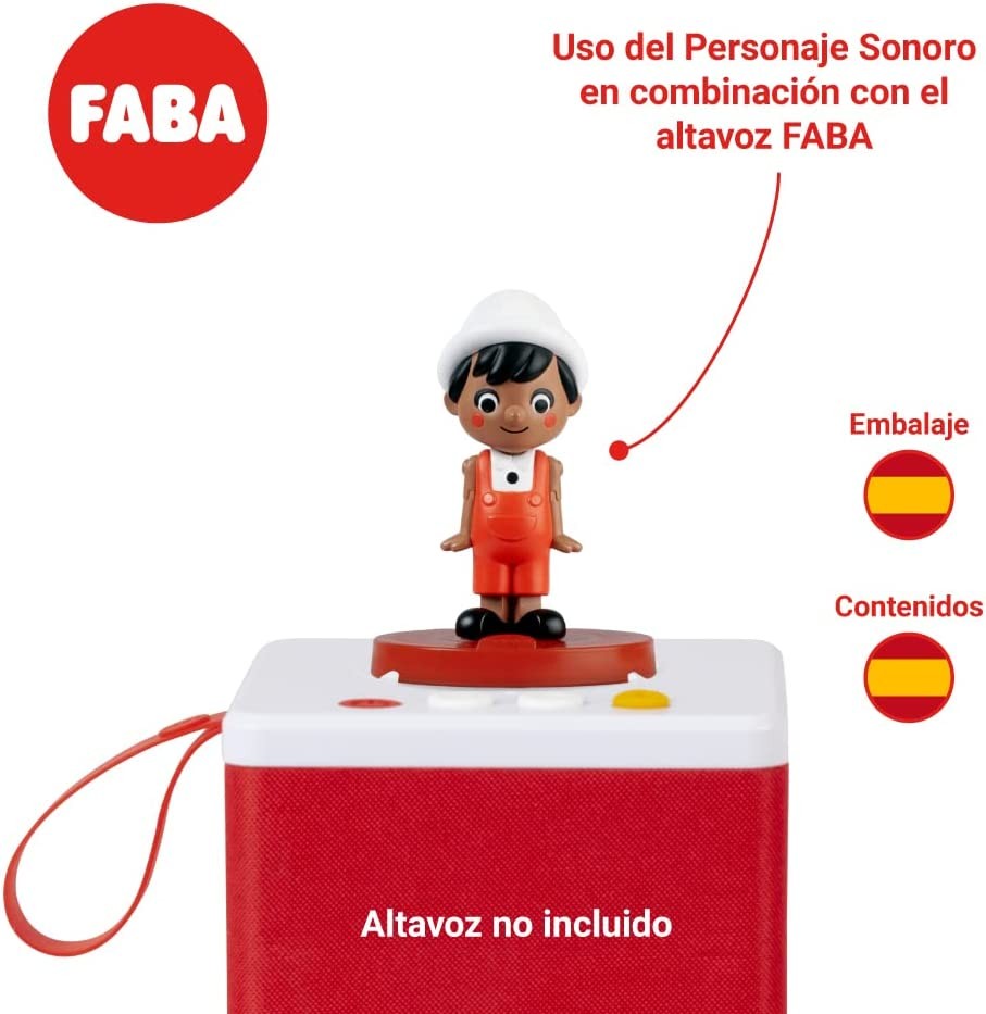 Personaje sonoro de faba te ayuda a aprender y divertirte con las historias de pinocho - faba faffe10004