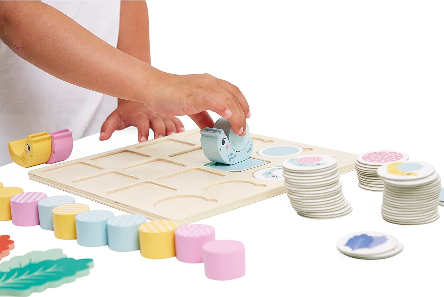 Juego pedagógico Tablero doble entrada caracoles - Janod J05086
