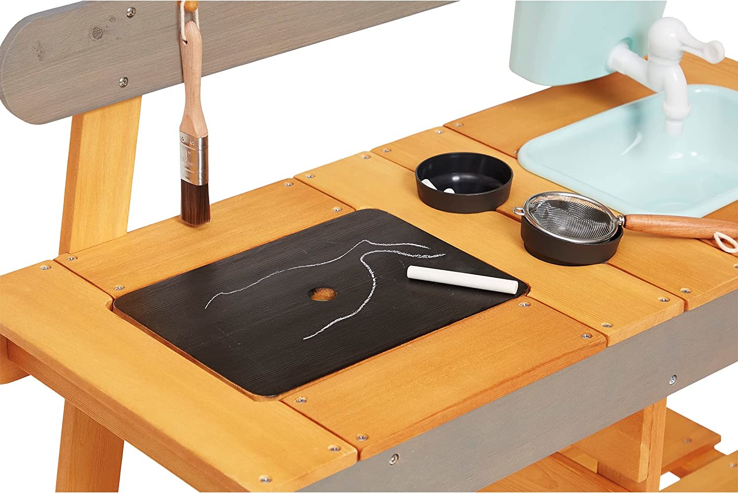 Cocina infantil para exteriores de madera Muddy Lab - Janod J06632