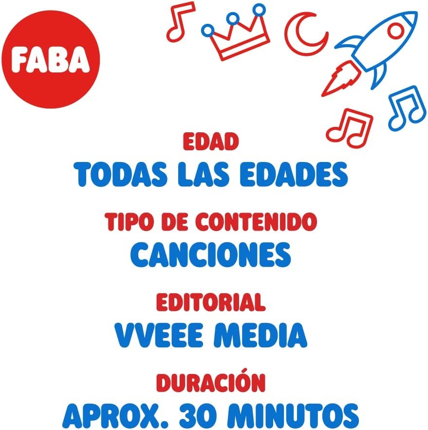 Personaje sonoro de faba canta y baila con nino - faba ffl30006