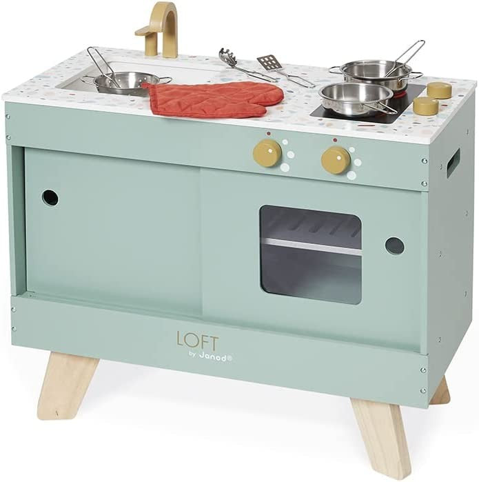 Cocina infantil de madera Loft - Janod J06556
