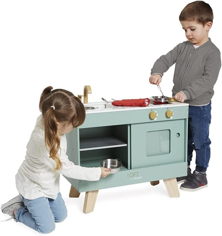 Cocina infantil de madera Loft - Janod J06556