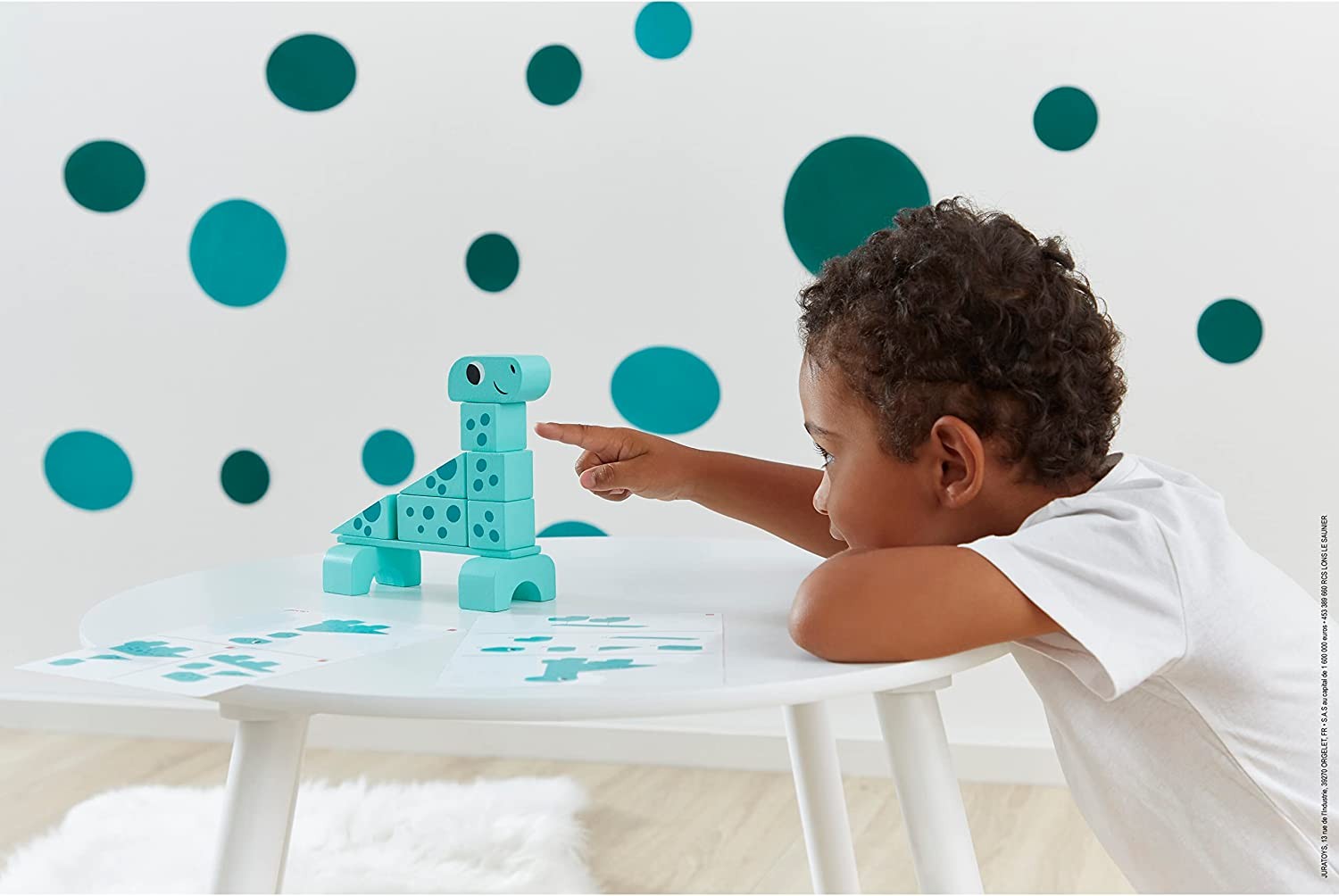 Juego de construcción Dinosaurios - Cubikosaurus - Janod J05833-