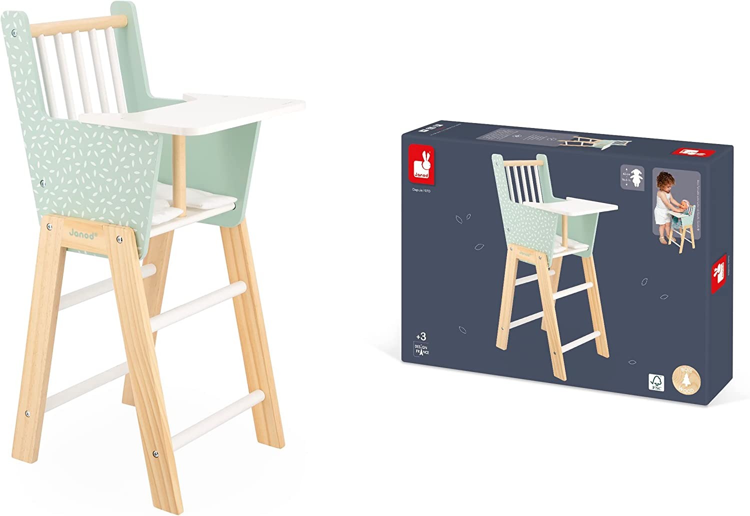 Trona de madera para muñecos - Janod J05901