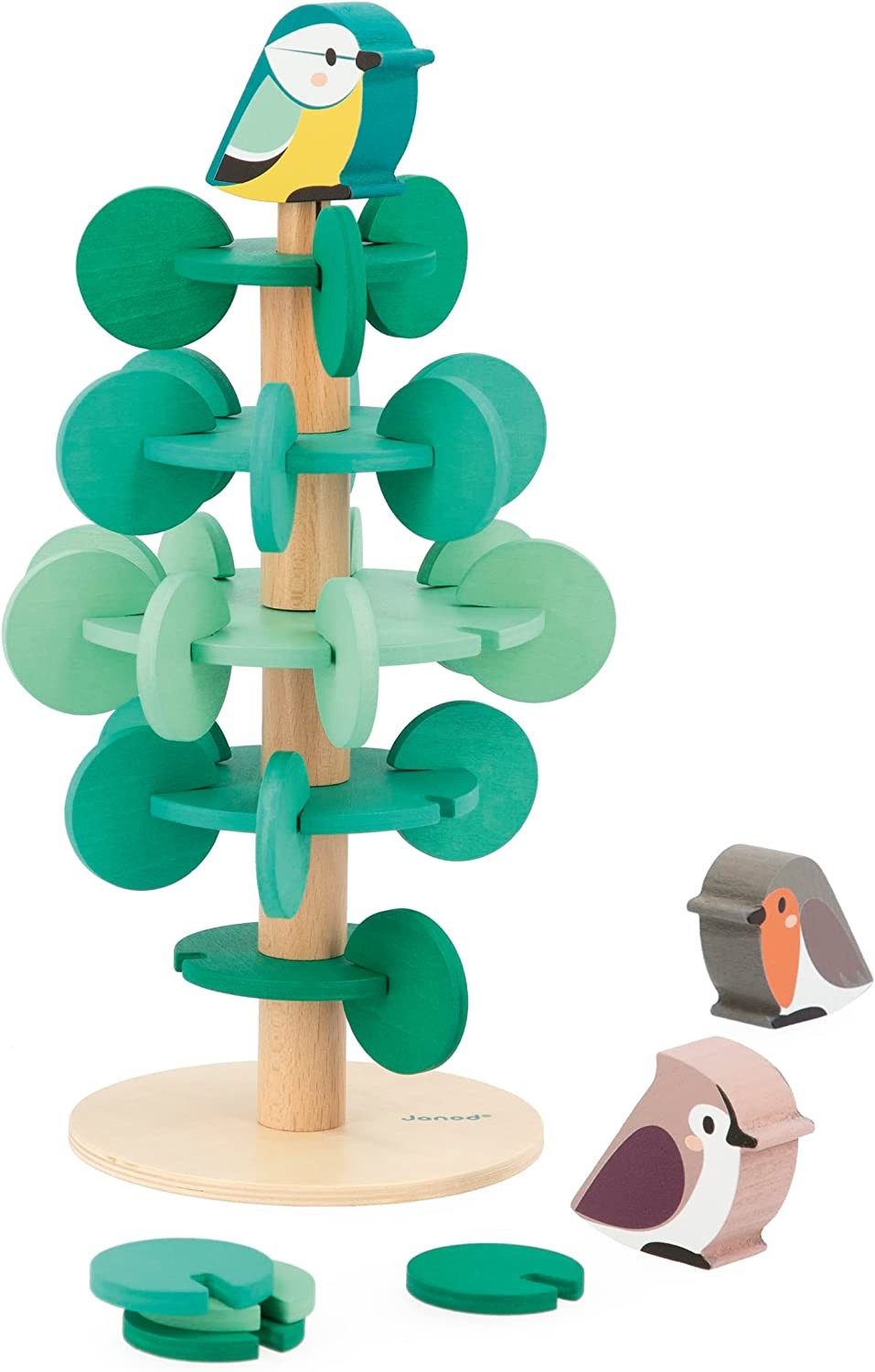 Juego de construcción de madera Árbol para montar - Janod J08646