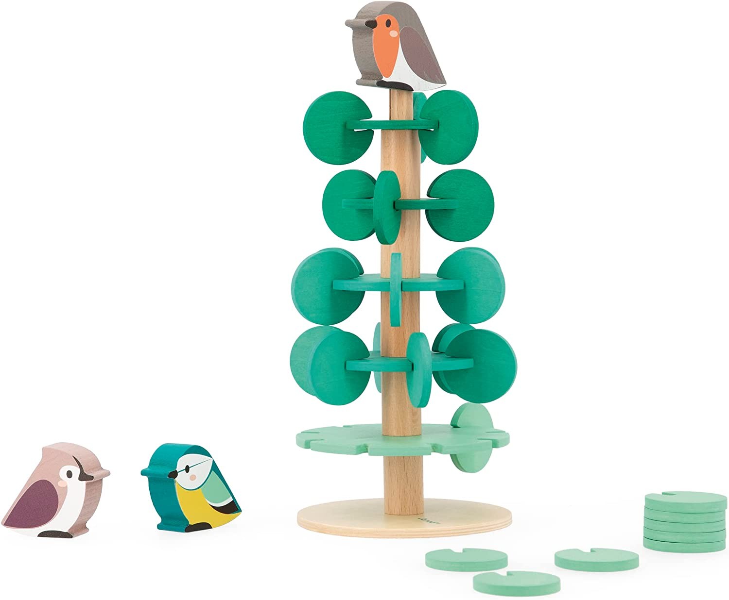 Juego de construcción de madera Árbol para montar - Janod J08646