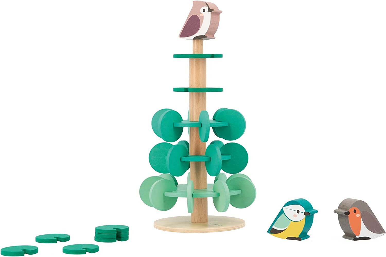 Juego de construcción de madera Árbol para montar - Janod J08646