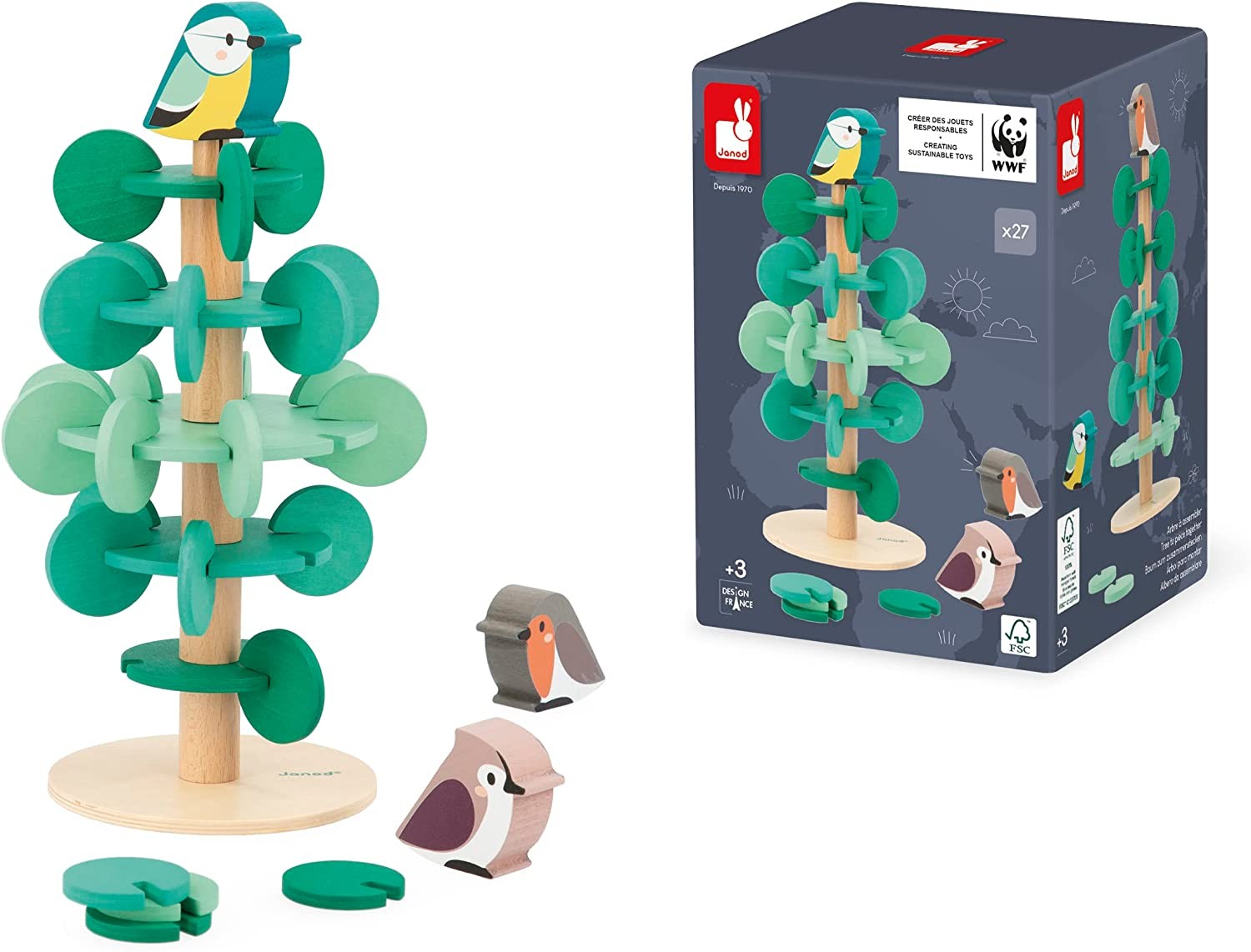 Juego educativo Árbol para montar - Janod J08646