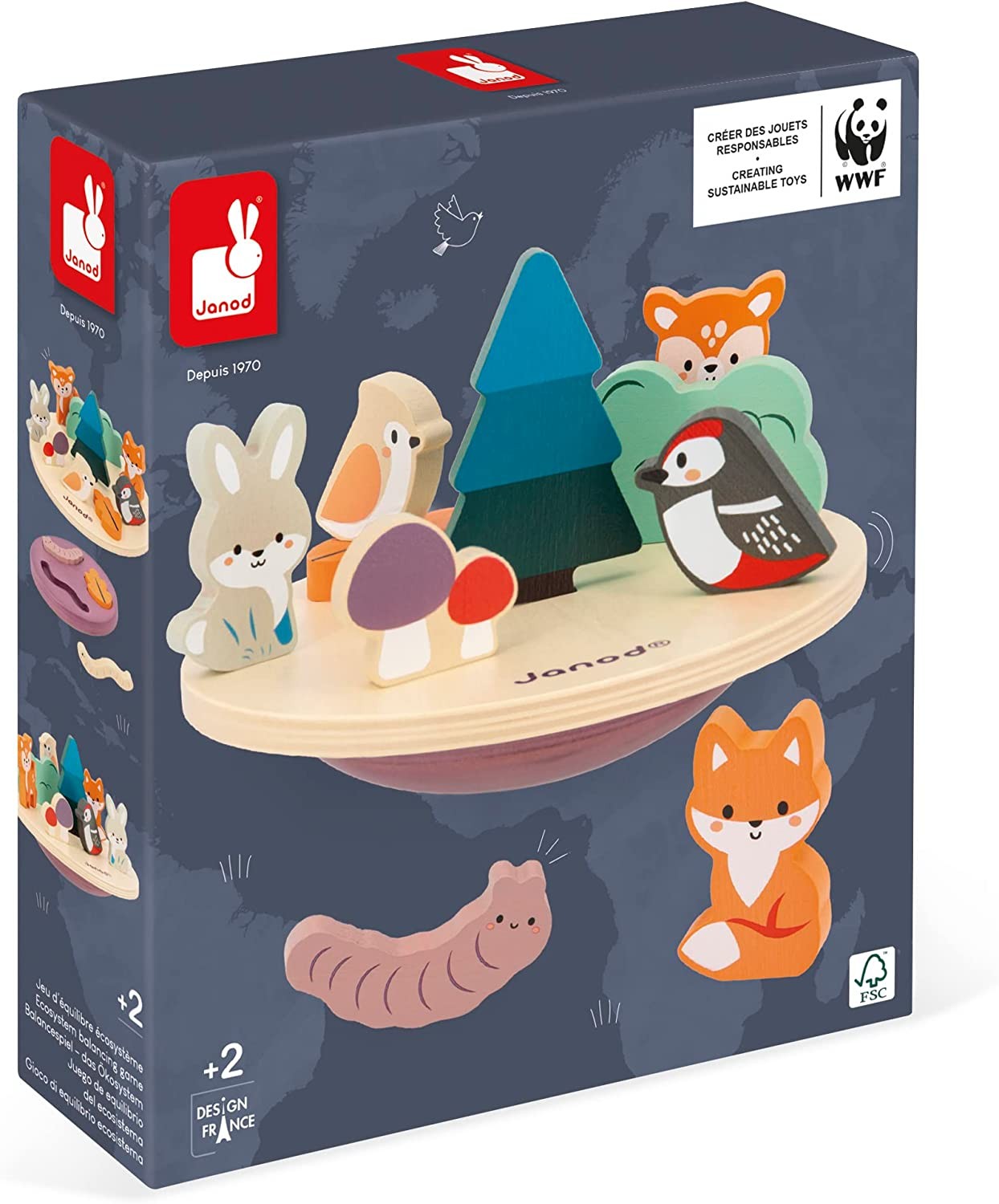 Juego de equlibrio de madera Ecosistema - Janod J08642