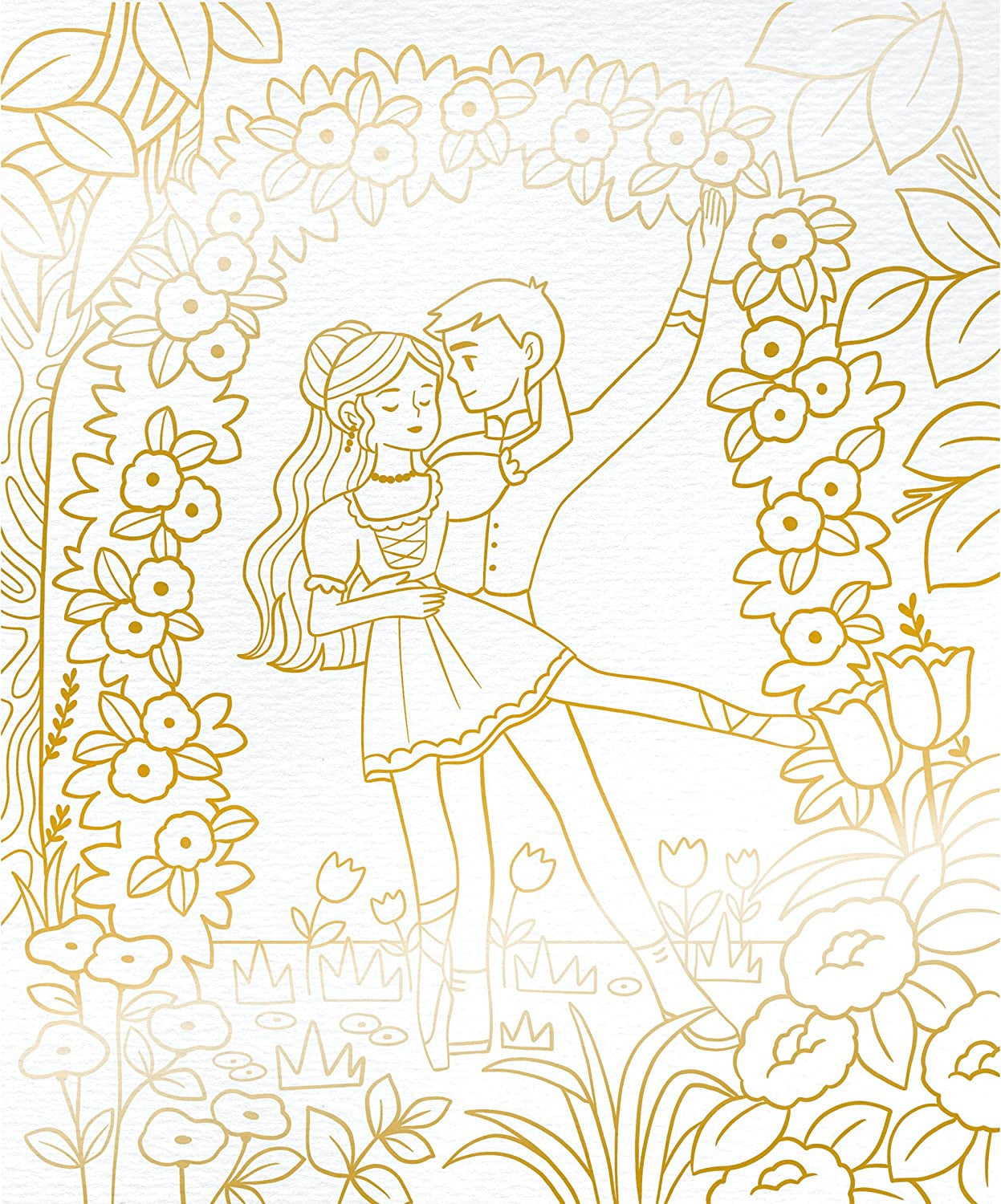 Estuche pintura acuarela cuadros dorados bailarinas - janod j07964