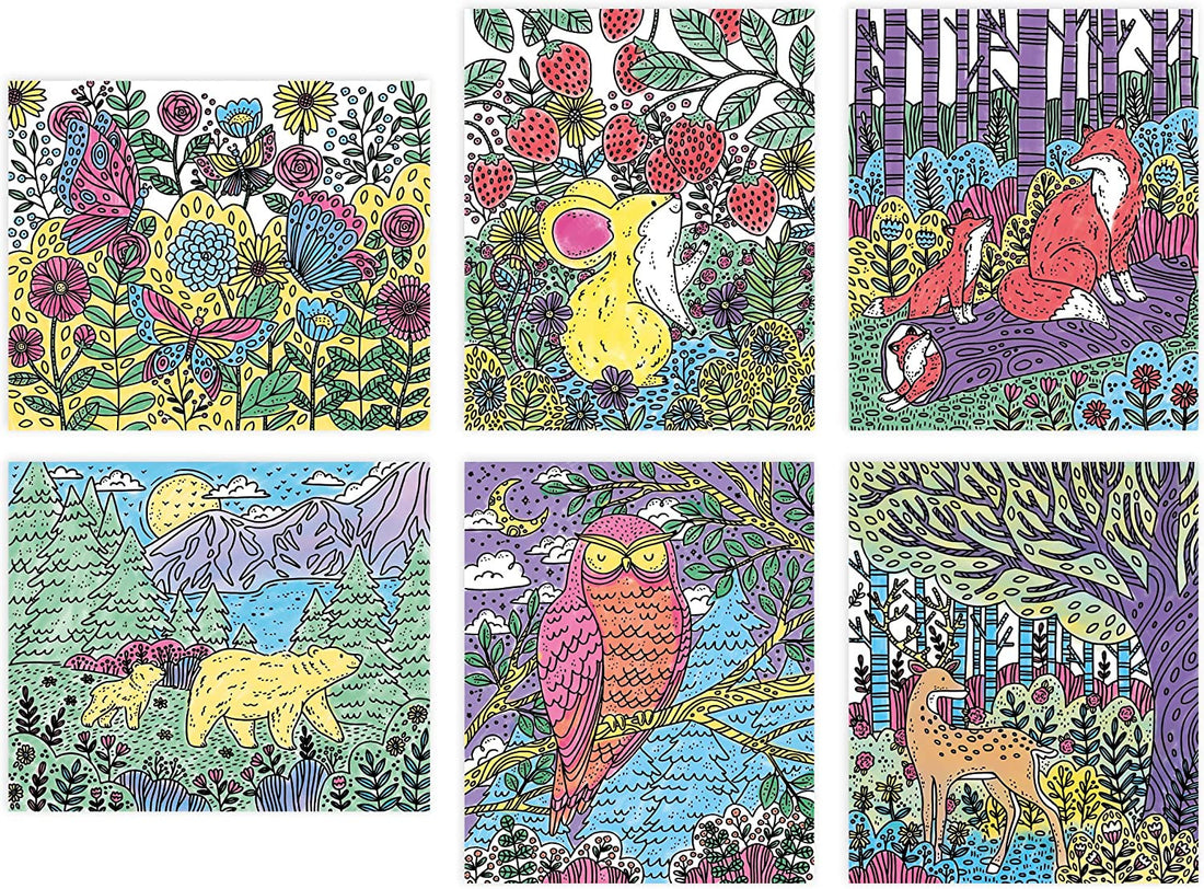 Estuche manualidades Pintura mágica Bosque - J07874