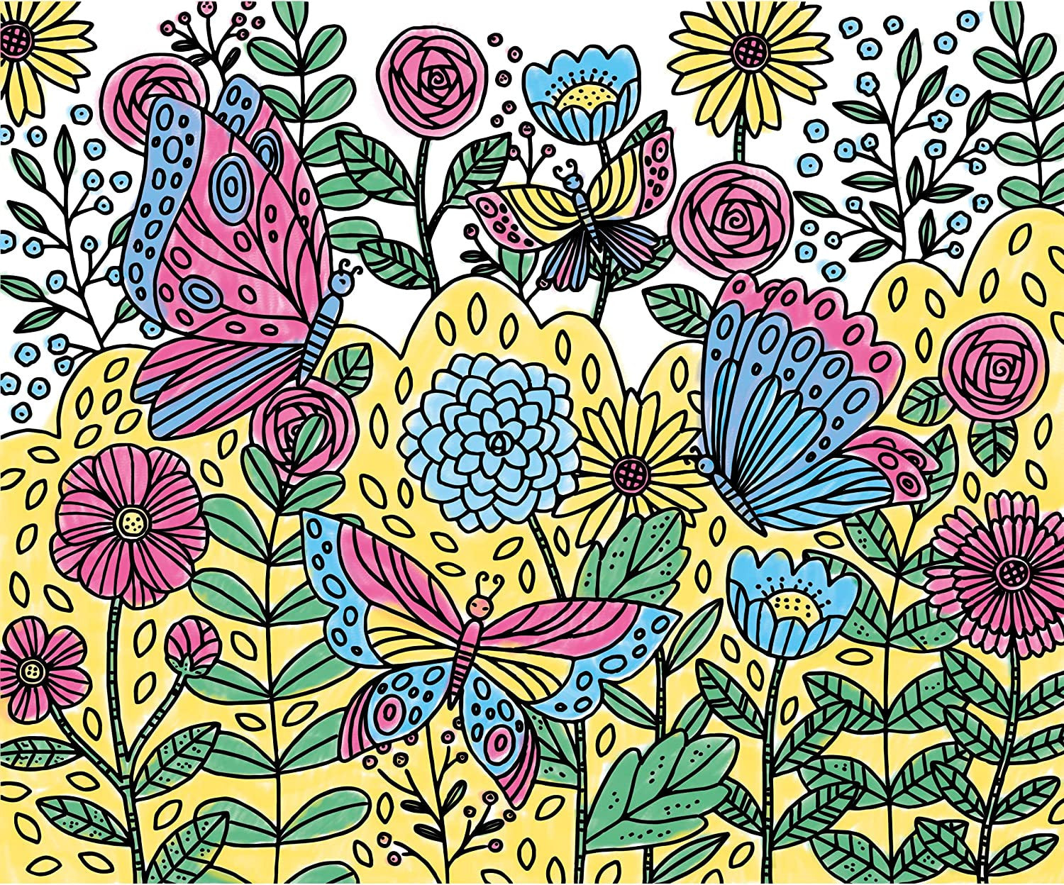 Estuche manualidades pintura mágica bosque - j07874