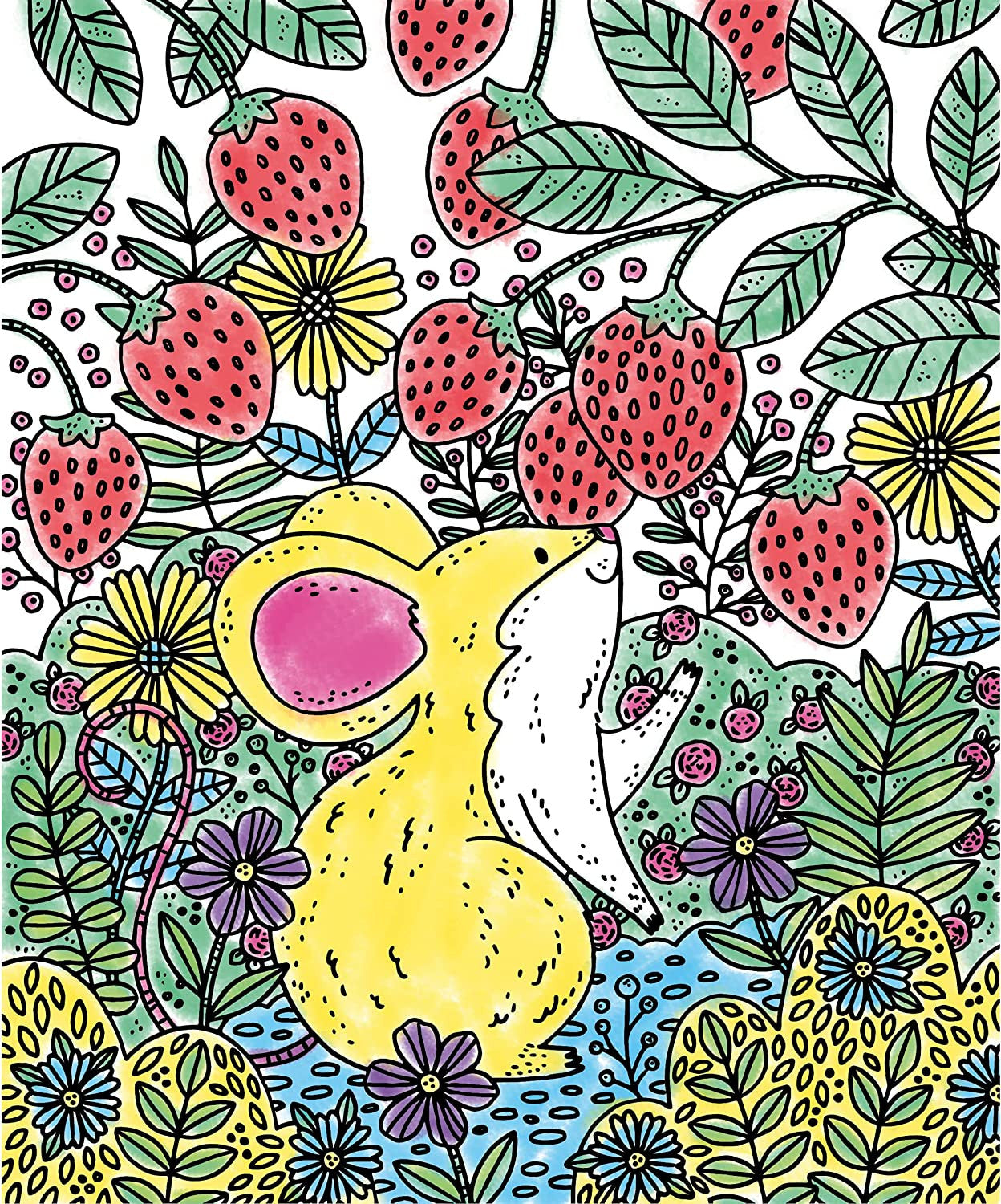 Estuche manualidades pintura mágica bosque - j07874