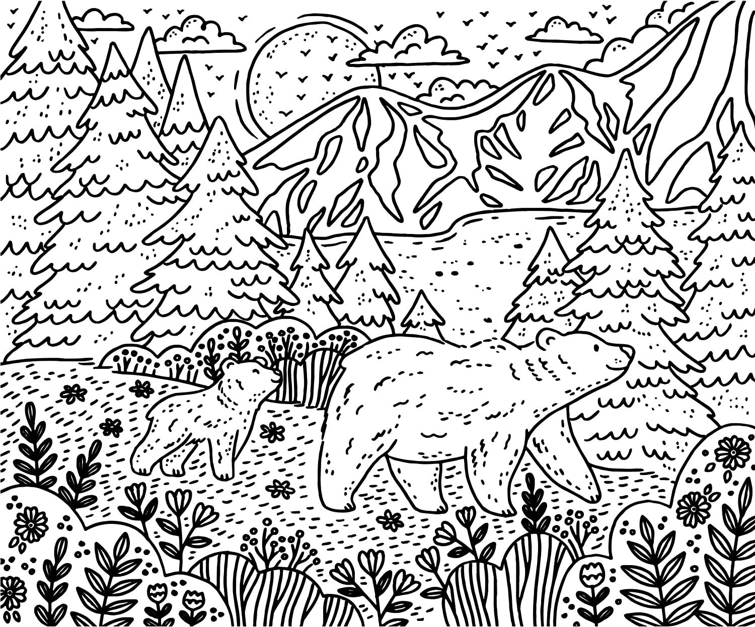 Estuche manualidades pintura mágica bosque - j07874