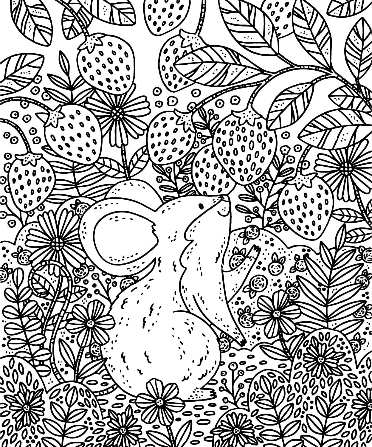 Estuche manualidades pintura mágica bosque - j07874
