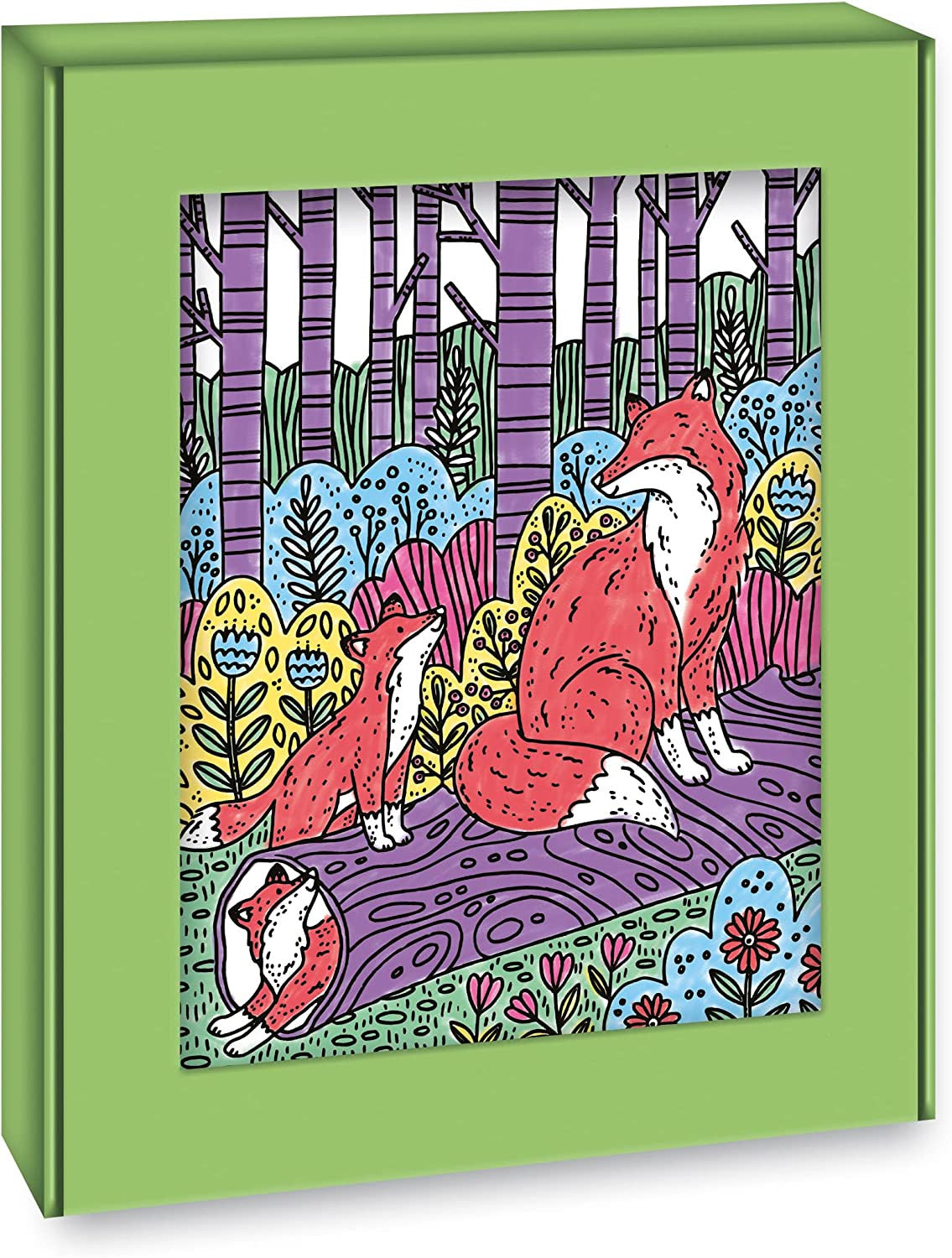 Estuche manualidades pintura mágica bosque - j07874