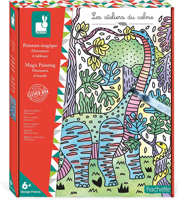 Estuche manualidades pintura mágica dinosaurios - janod j07873