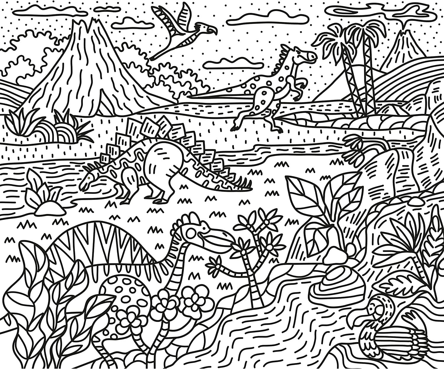 Estuche manualidades pintura mágica dinosaurios - janod j07873