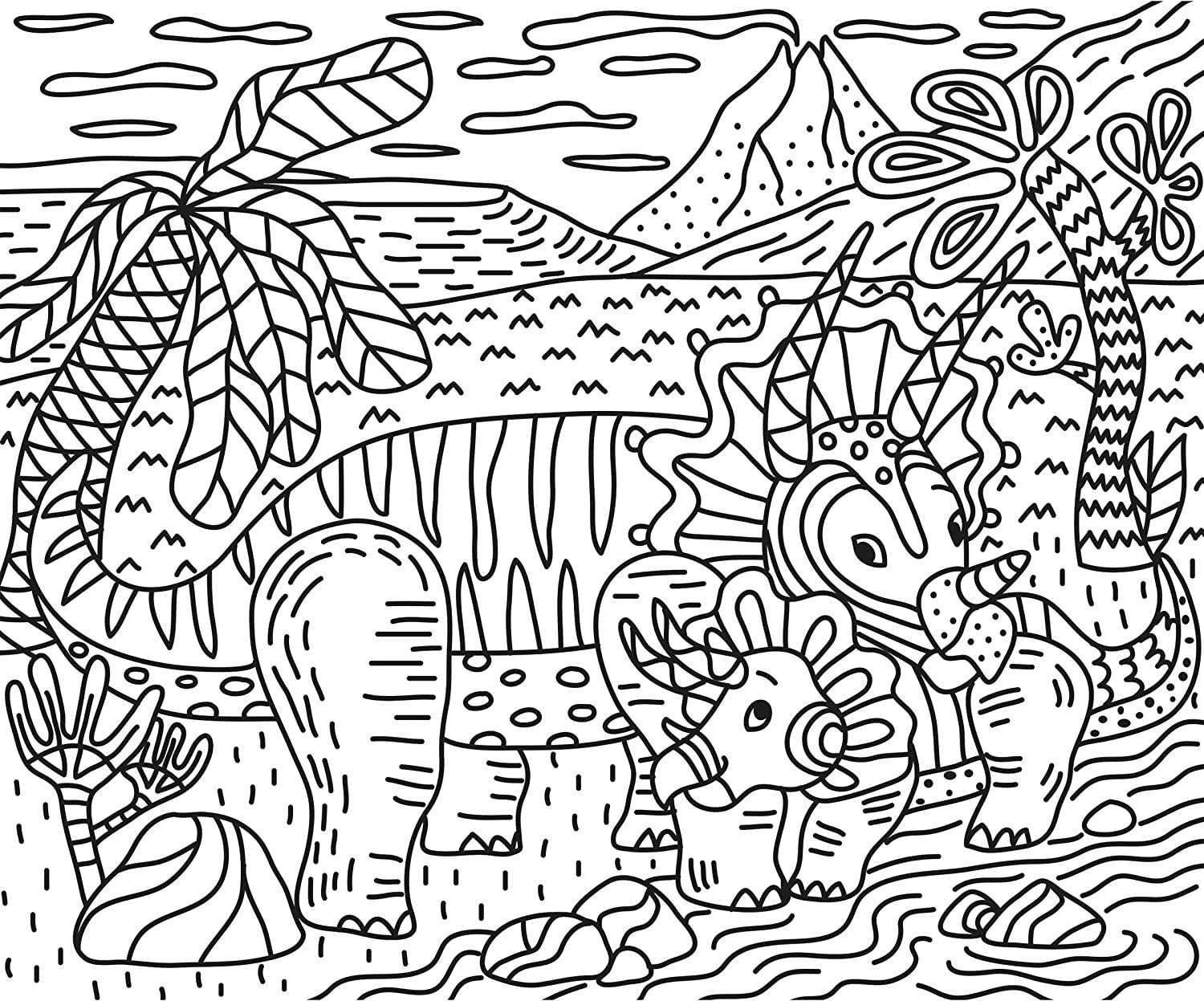 Estuche manualidades pintura mágica dinosaurios - janod j07873