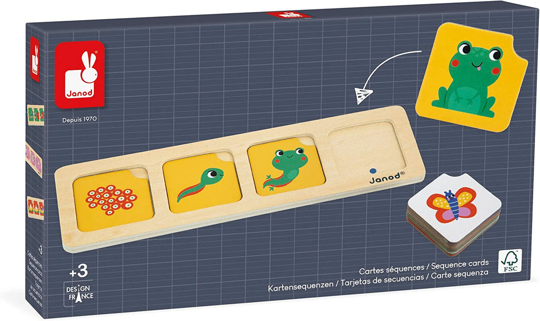 Juego pedagógico Tarjetas de secuencias El Jardín - Janod J05083
