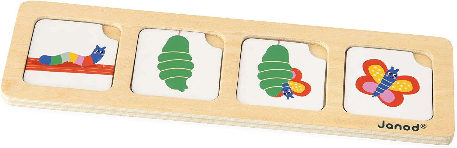 Juego pedagógico Tarjetas de secuencias El Jardín - Janod J05083