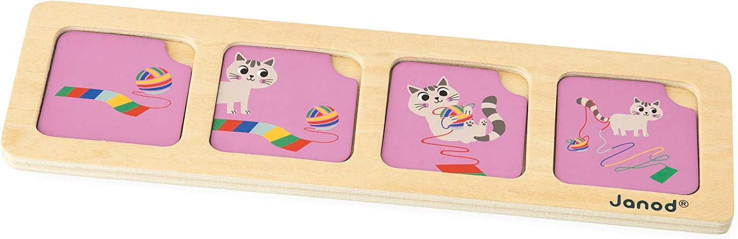 Juego pedagógico Tarjetas de secuencias El Jardín - Janod J05083